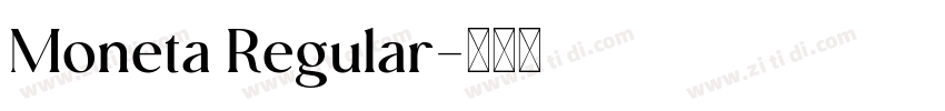 Moneta Regular字体转换